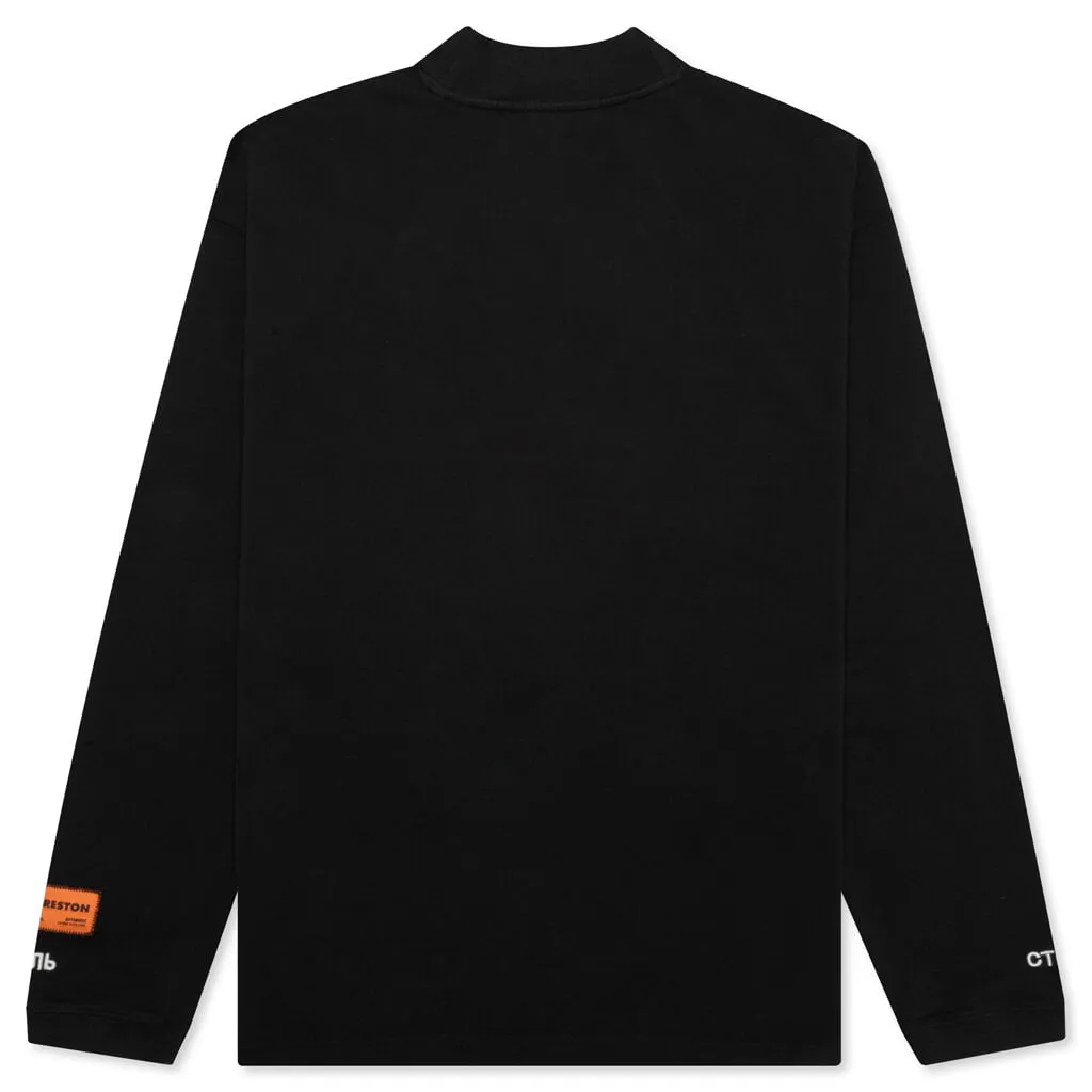 L/S Turtleneck CTNMB - Black/White