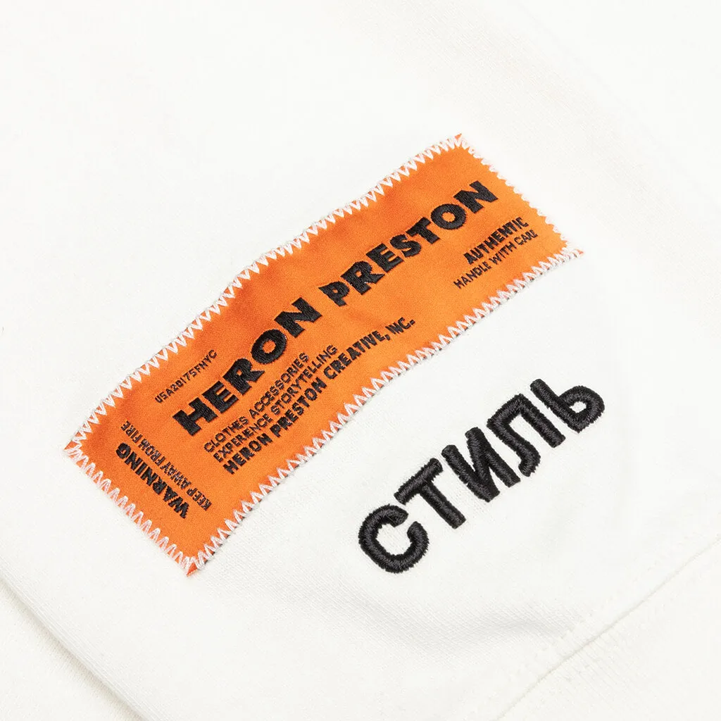 L/S Turtleneck CTNMB - White/Black