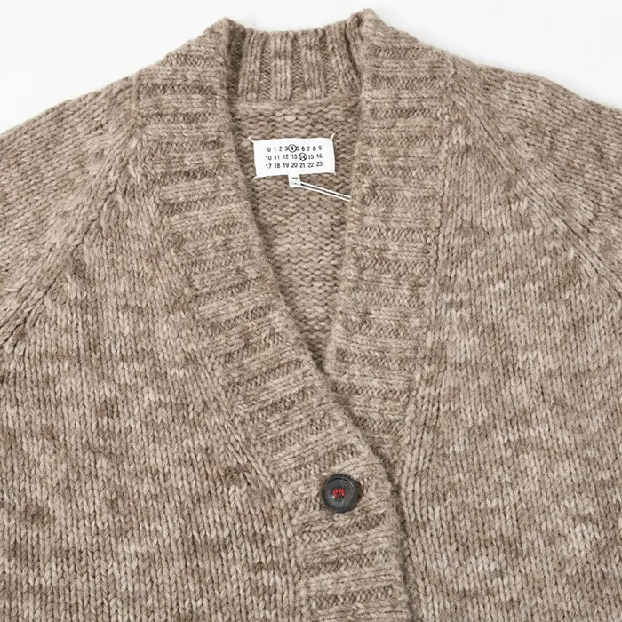 Maison Margiela  |Casual Style Wool Long Sleeves Plain Cotton Cardigans