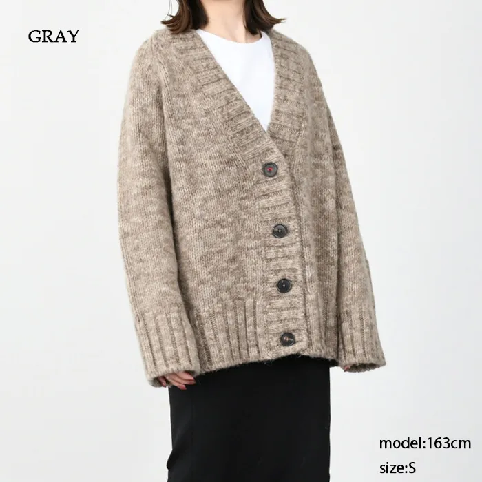 Maison Margiela  |Casual Style Wool Long Sleeves Plain Cotton Cardigans