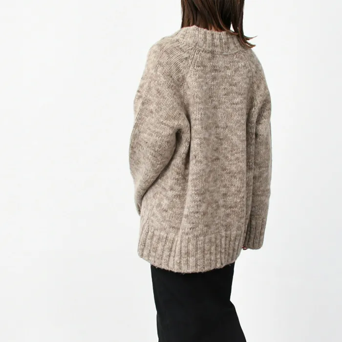 Maison Margiela  |Casual Style Wool Long Sleeves Plain Cotton Cardigans