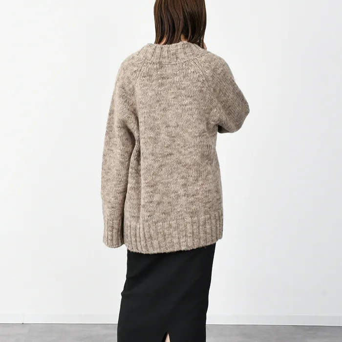 Maison Margiela  |Casual Style Wool Long Sleeves Plain Cotton Cardigans