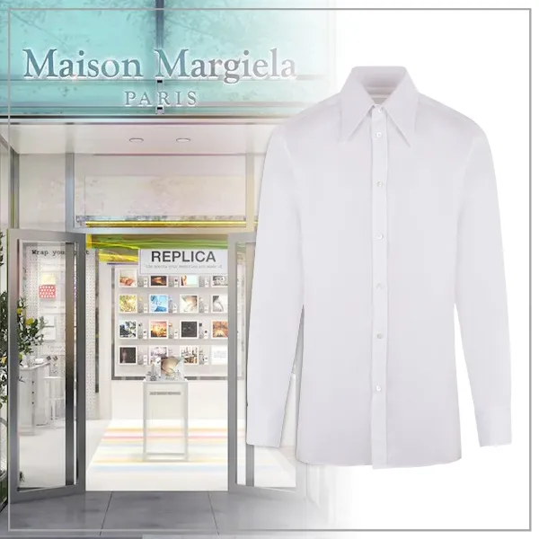 Maison Margiela  |Long Sleeves Cotton Designers Shirts