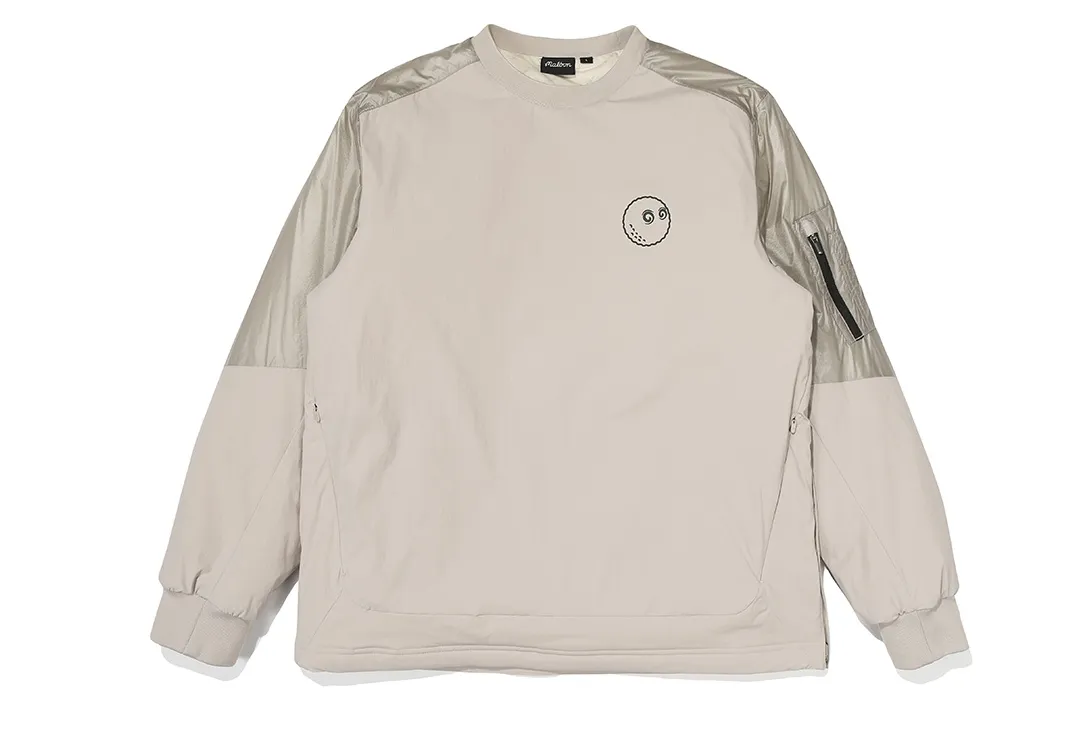 Malbon Golf  |Street Style Long Sleeves Plain Logo Sweatshirts