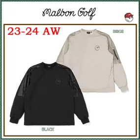 Malbon Golf  |Street Style Long Sleeves Plain Logo Sweatshirts