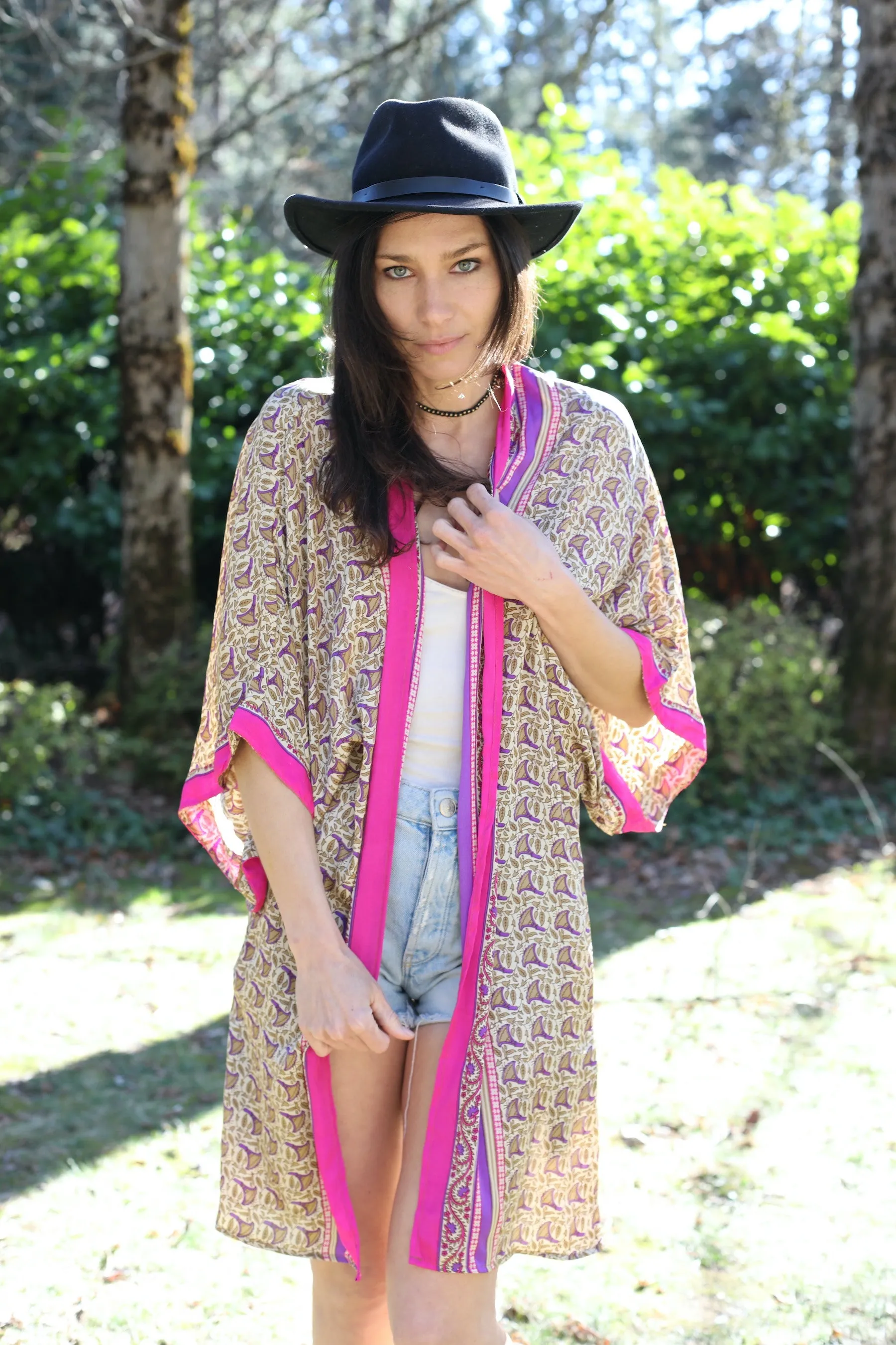 Midi Boho Kimono - Going There - One Size