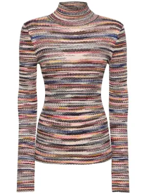 Missoni   Knit viscose turtleneck sweater 