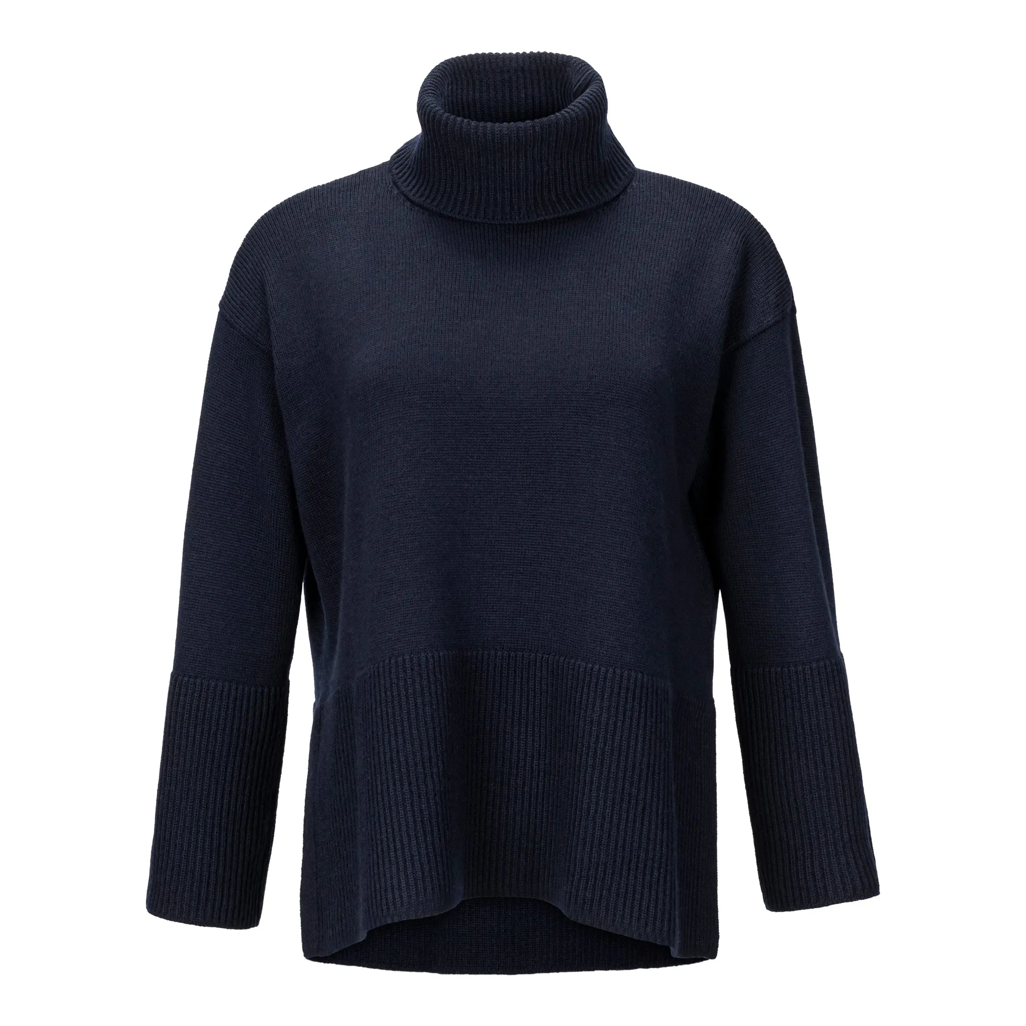 Neffa Wool Turtleneck Sweater - Navy