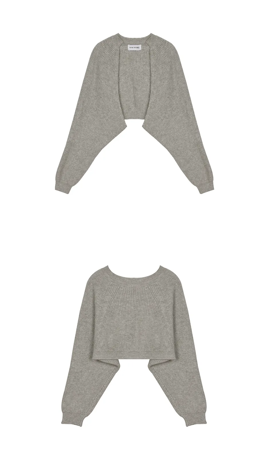 NICK&NICOLE  |Long Sleeves V-neck & Crew neck