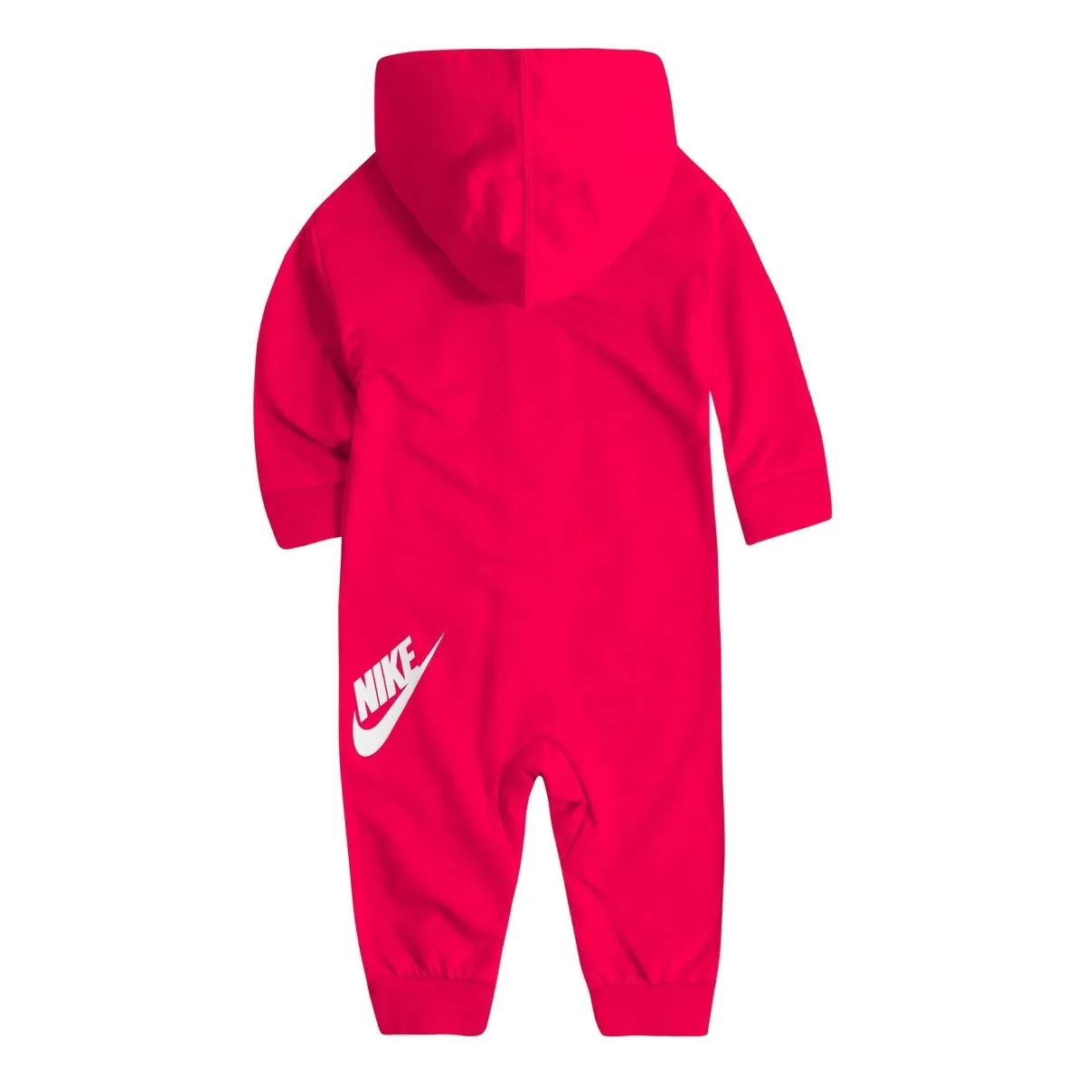 NIKE INFANT'S CHEVRON PINK COVERALL ONESIE