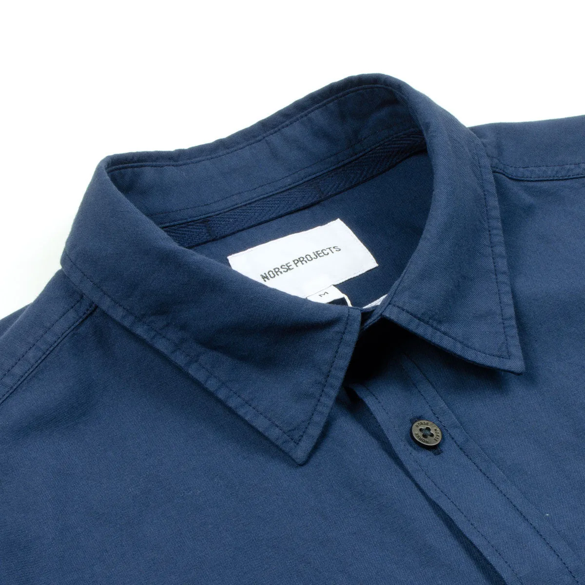 Norse Projects - Anton Light Oxford Overdyed Shirt - Navy