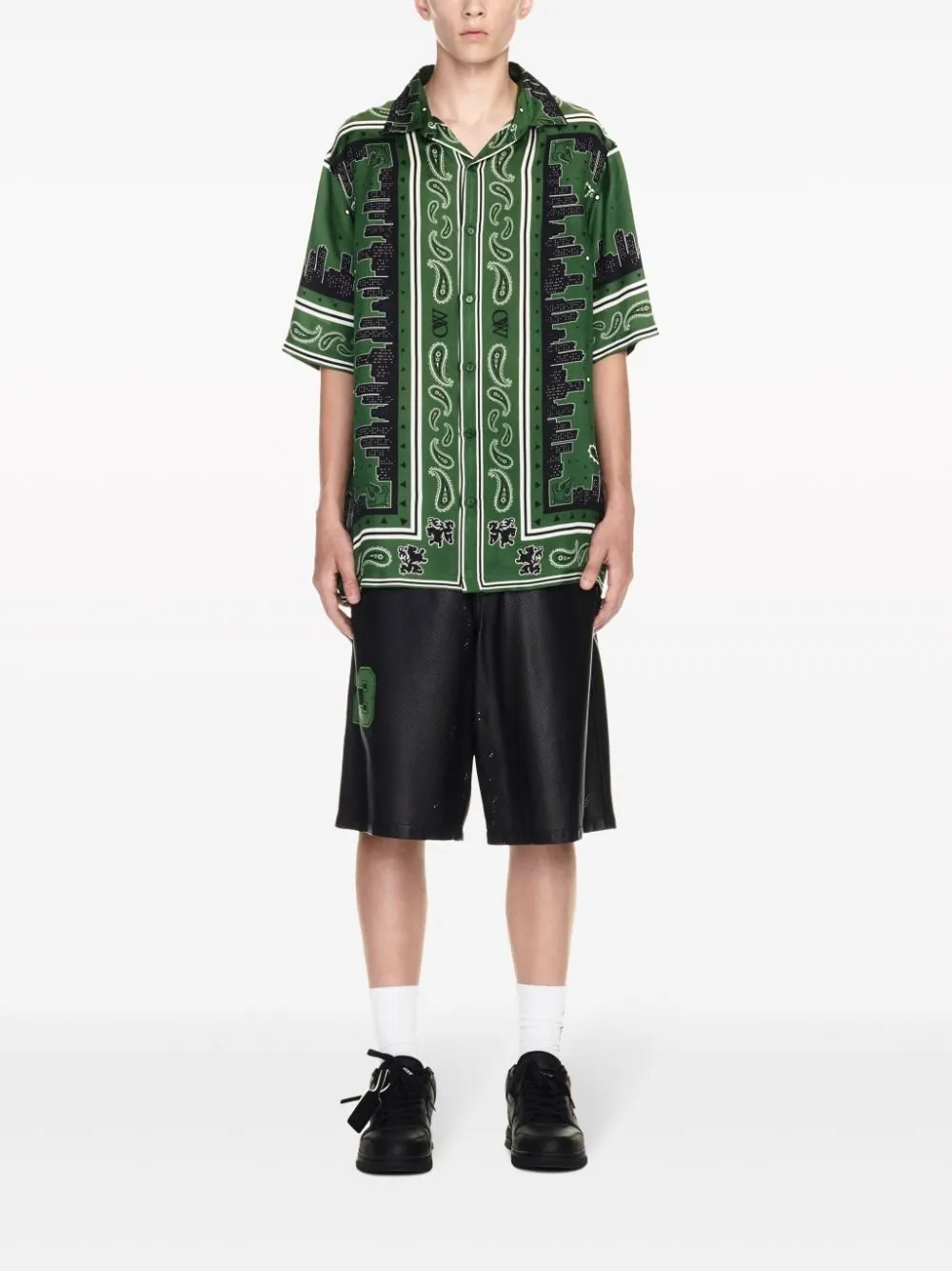 Off White - Chemise bandana bowling