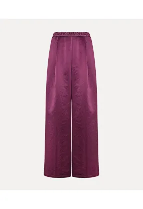 palazzo pants in contemporary duchesse