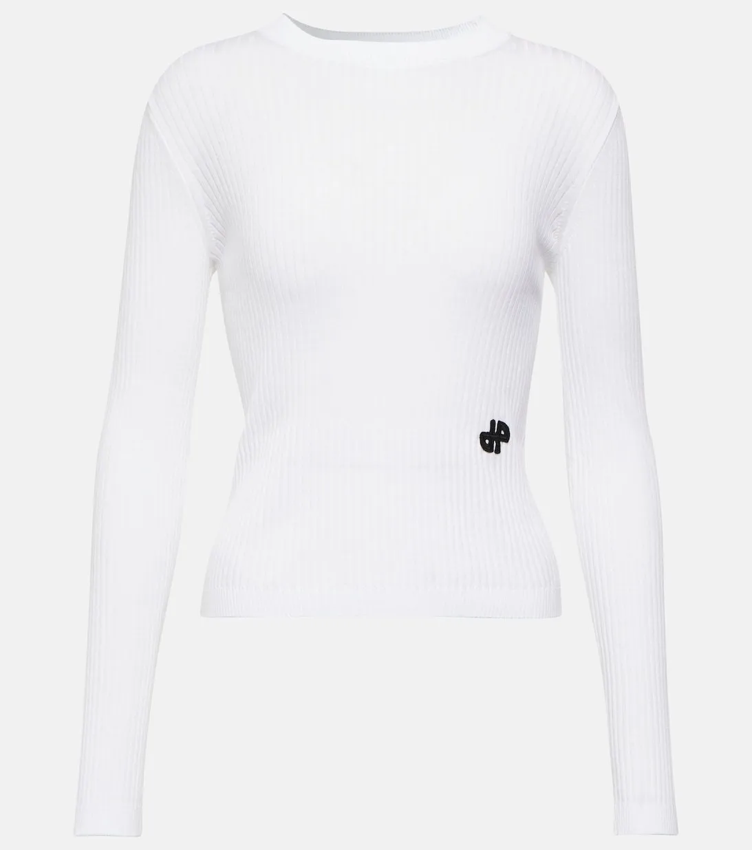 PATOU  |Crew Neck Casual Style Long Sleeves Plain Cotton