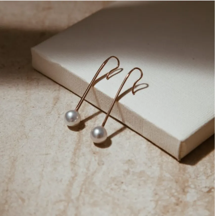 Pearl Stick Earrings