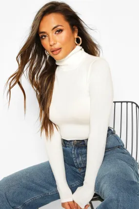 Petite Fine Knit Turtleneck Sweater