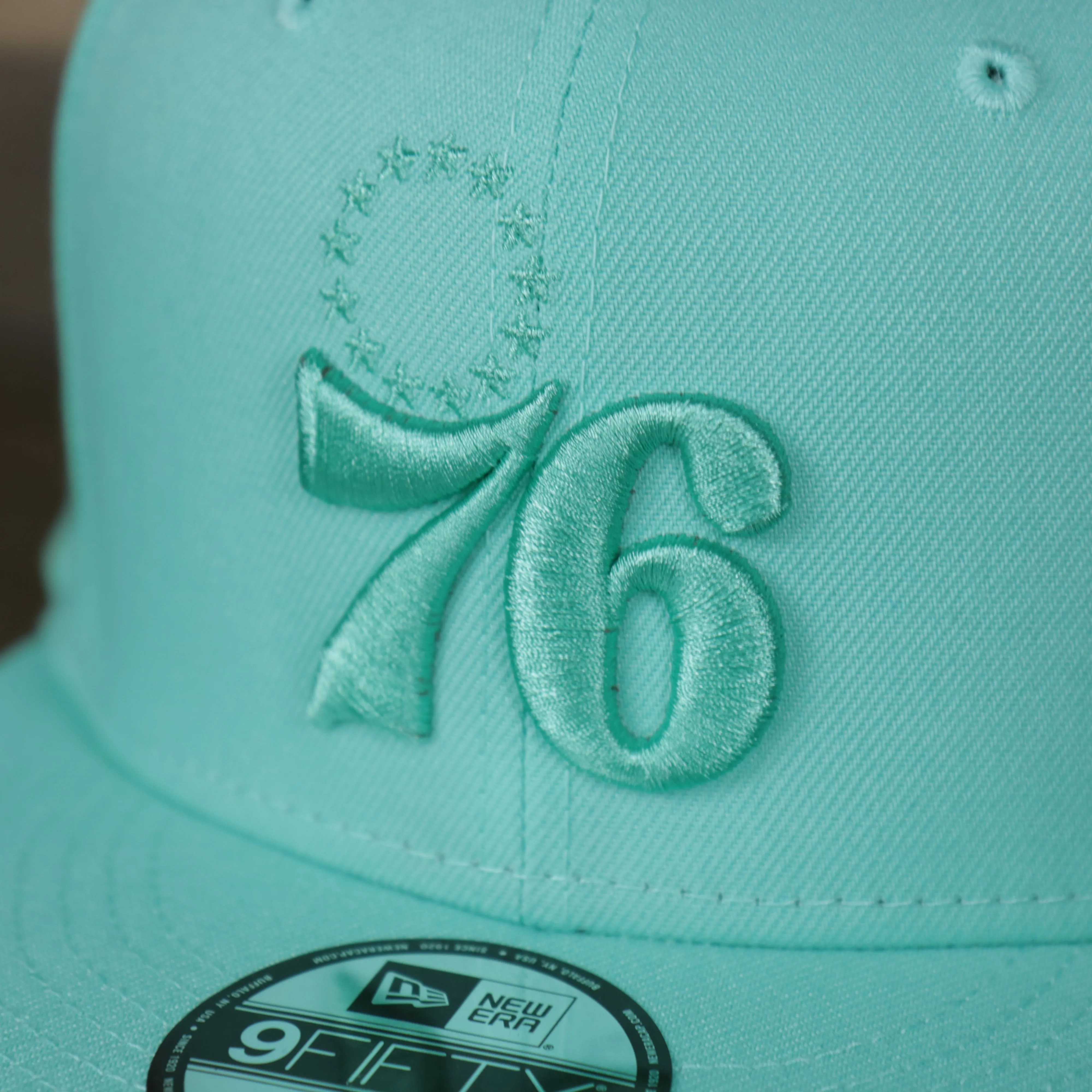 Philadelphia 76ers New Era Tonal 9Fifty Snapback | Diamond Blue