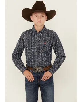 Product Name:  Ariat Boys' Classic Southwestern Print Long Button-Down Western Shirt