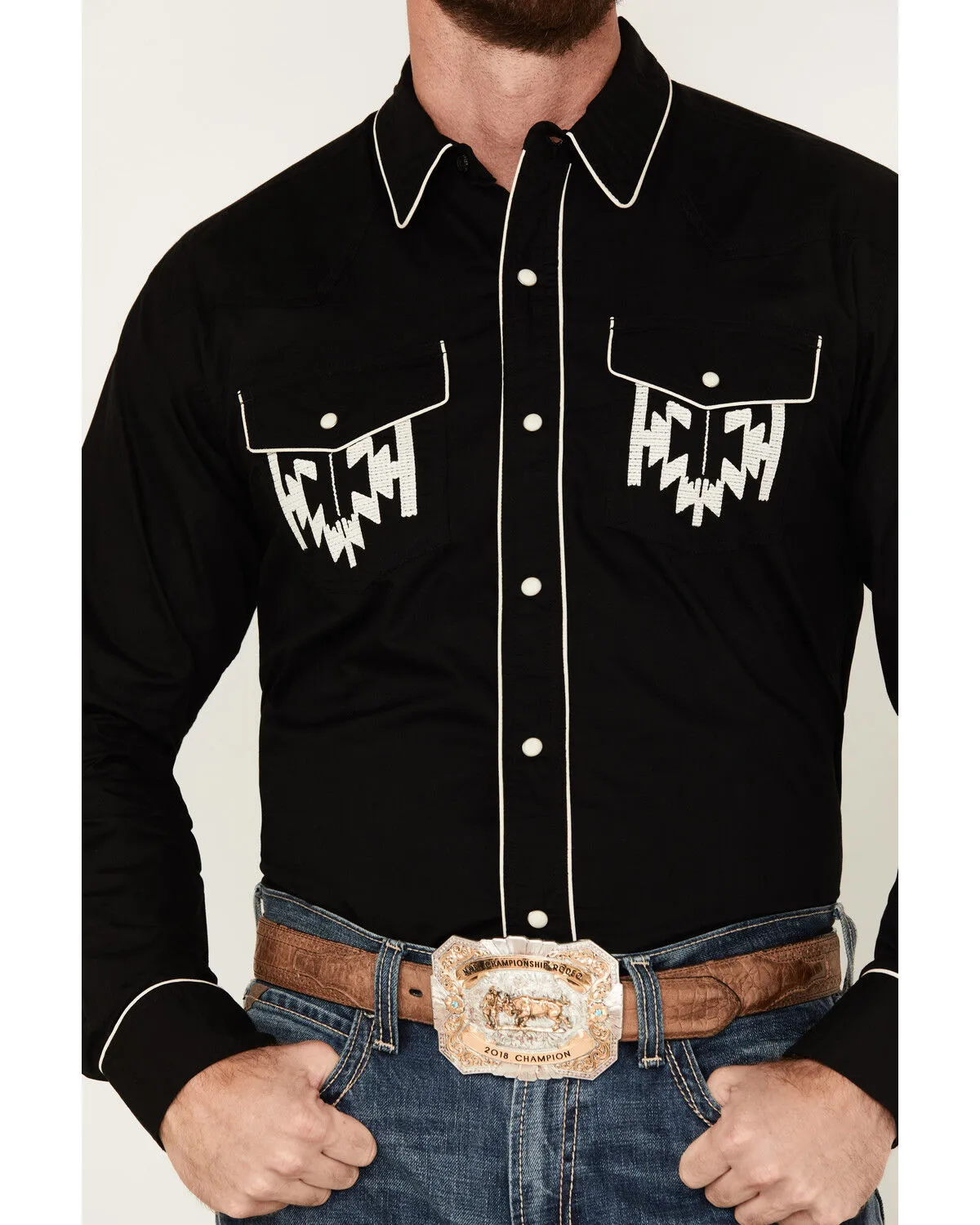 Product Name:  Ariat Men's Chimayo Retro Long Sleeve Pearl Snap Western Shirt