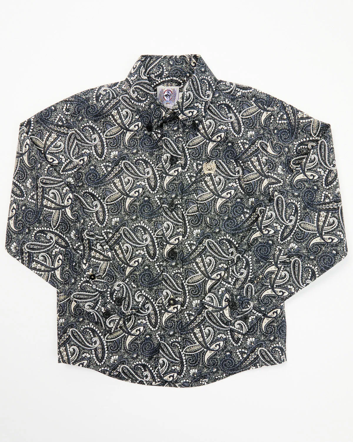 Product Name:  Cinch Toddler Boys' Paisley Print Long Sleeve Button-Down Western Shirt