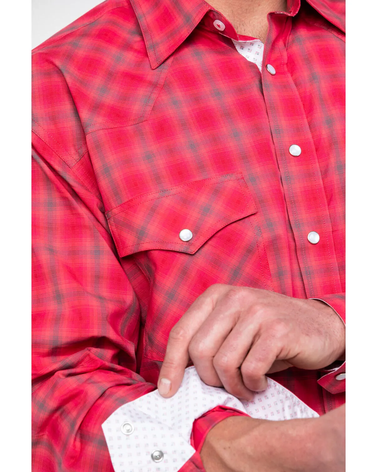 Product Name:  Resistol Men's Connemara Med Plaid Long Sleeve Western Shirt