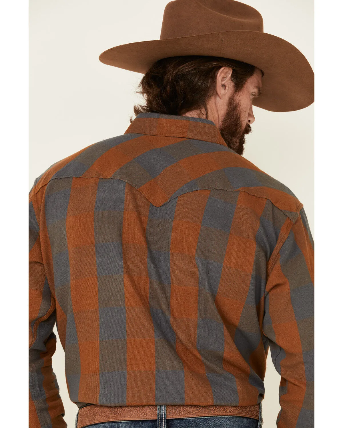 Product Name:  Resistol Men's Red Evans Large Plaid Long Sleeve Western Shirt