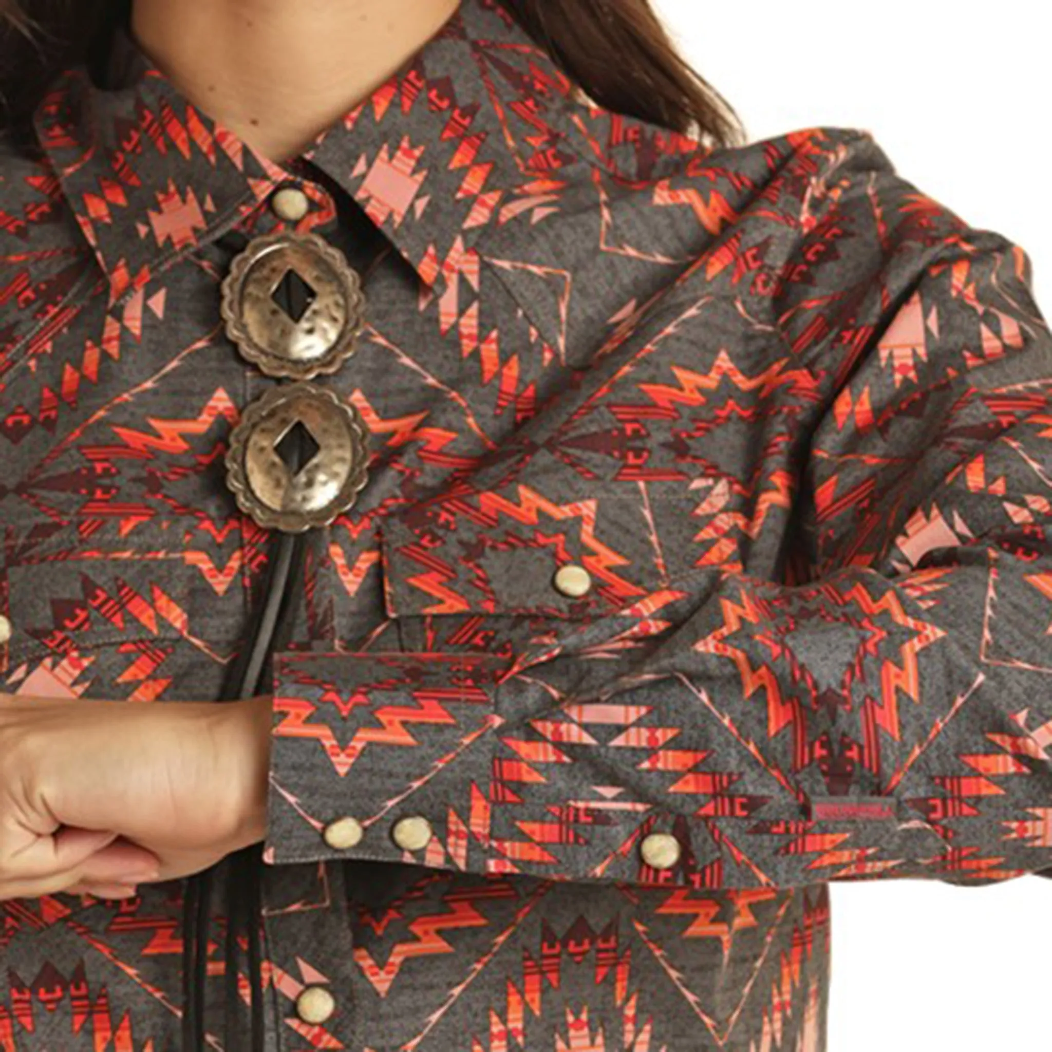 Rock & Roll Women's Aztec Print Shirt