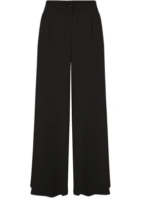 Rock N Romance Sophia 40's Palazzo Pants Black