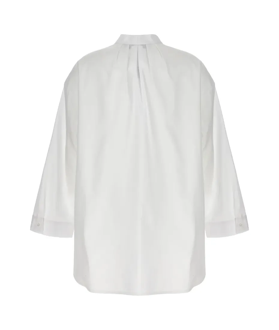 S Max Mara  |Long Sleeves Plain Cotton Shirts & Blouses