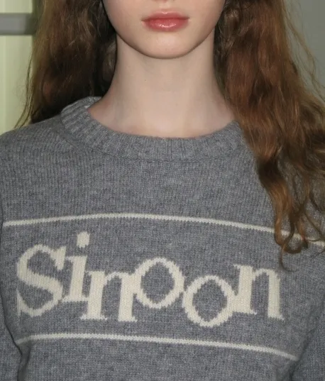 sinoon  |Street Style Long Sleeves Plain Logo Outlet