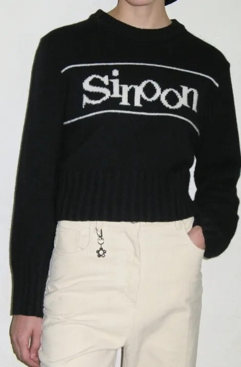 sinoon  |Street Style Long Sleeves Plain Logo Outlet