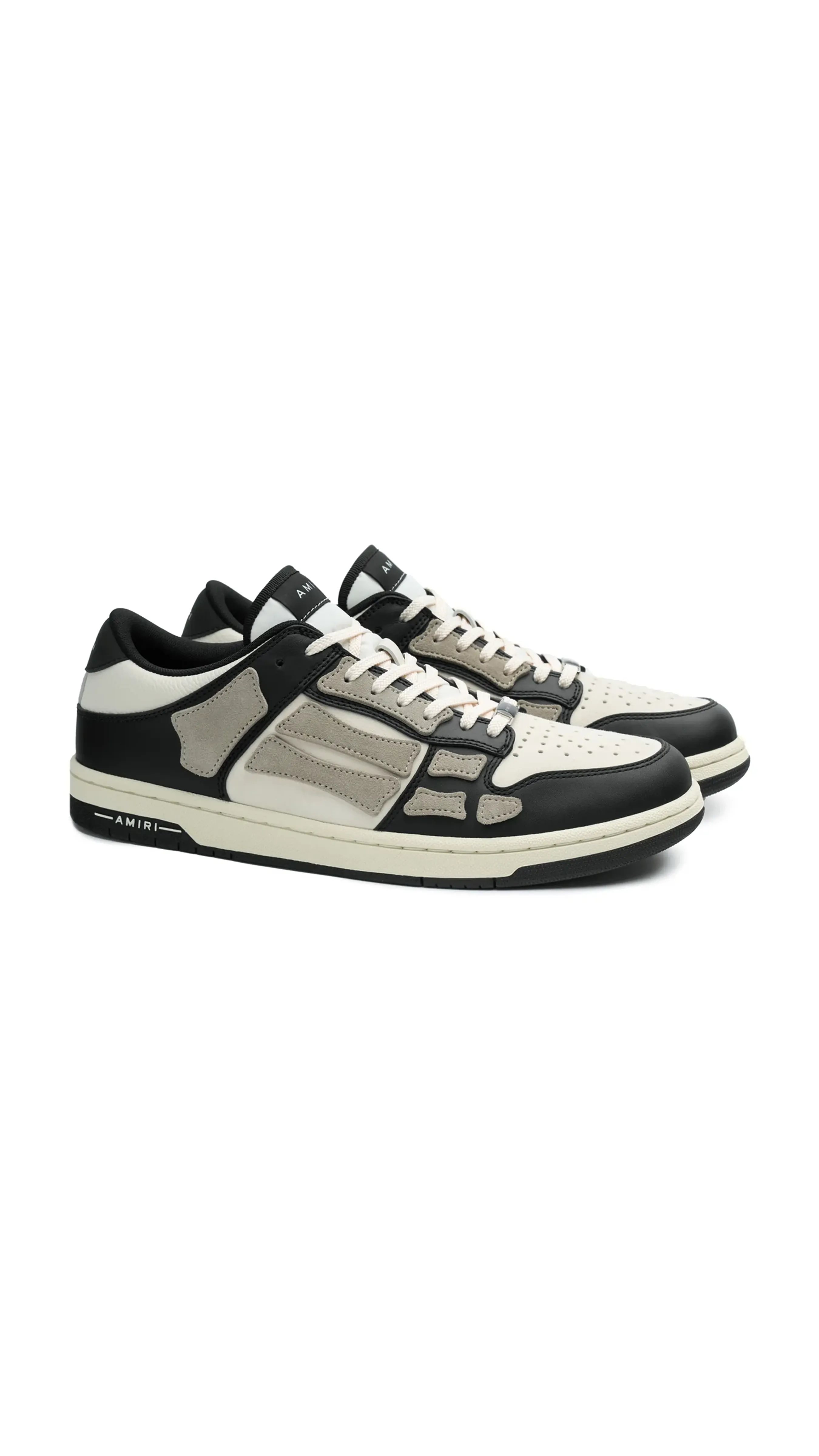 Skel Top Low Sneakers - Black/White/Alabaster