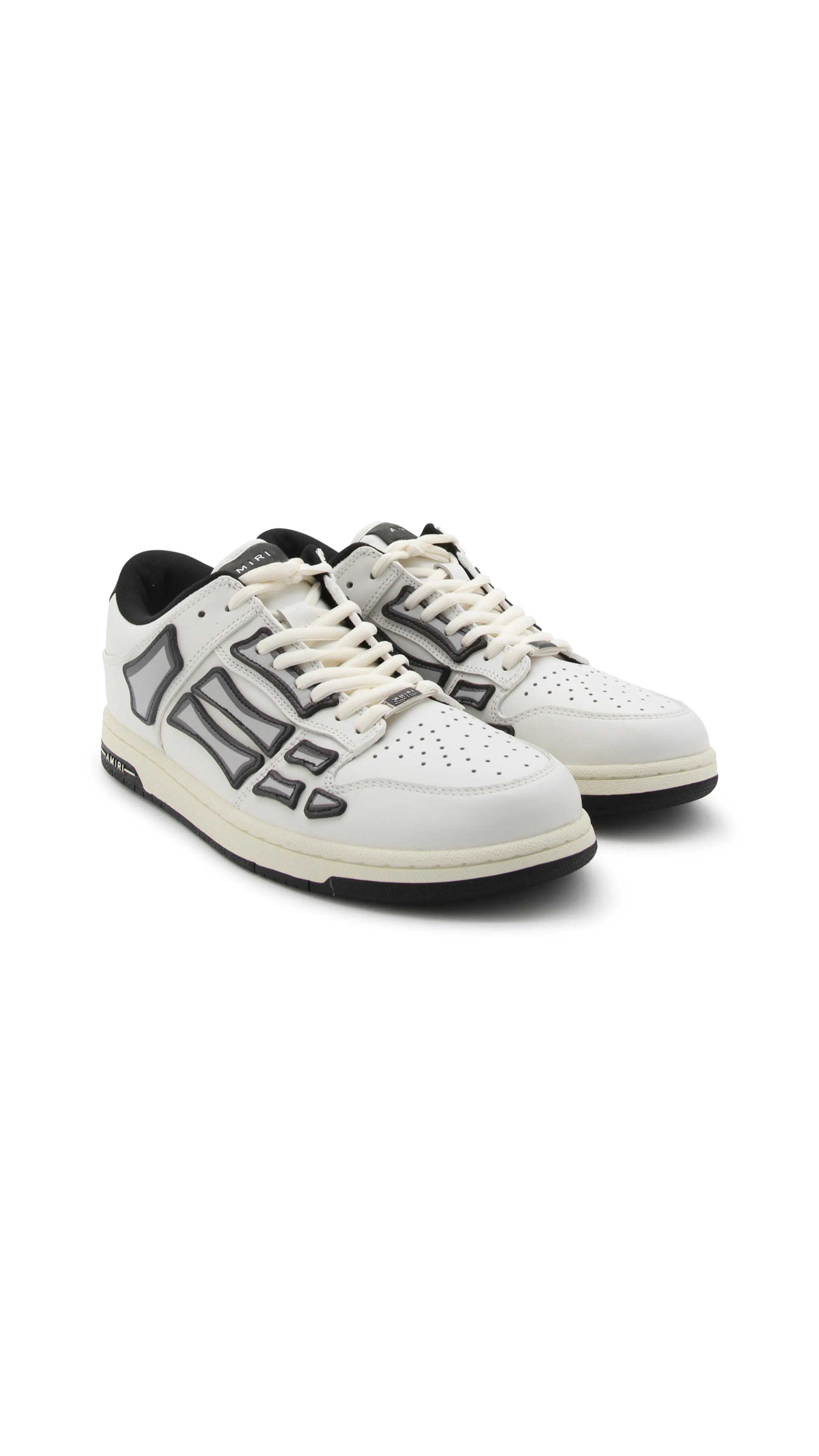 Skel Top Low Sneakers - White/Grey