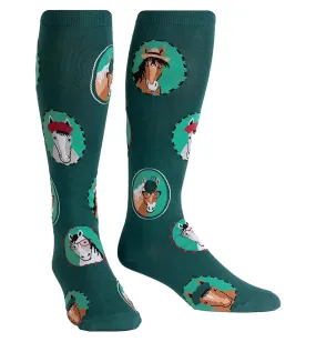 SOCK it to me Unisex Stretch-It Knee High Socks (Unisex) - Horsing Around