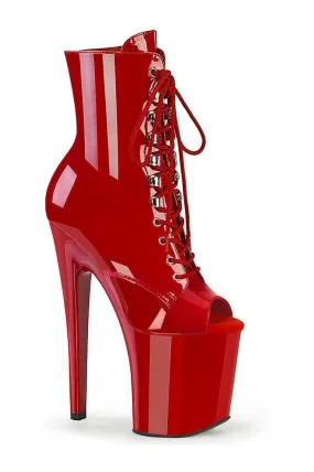 SS-XTREME-1021 Ankle Boot | Red  Patent