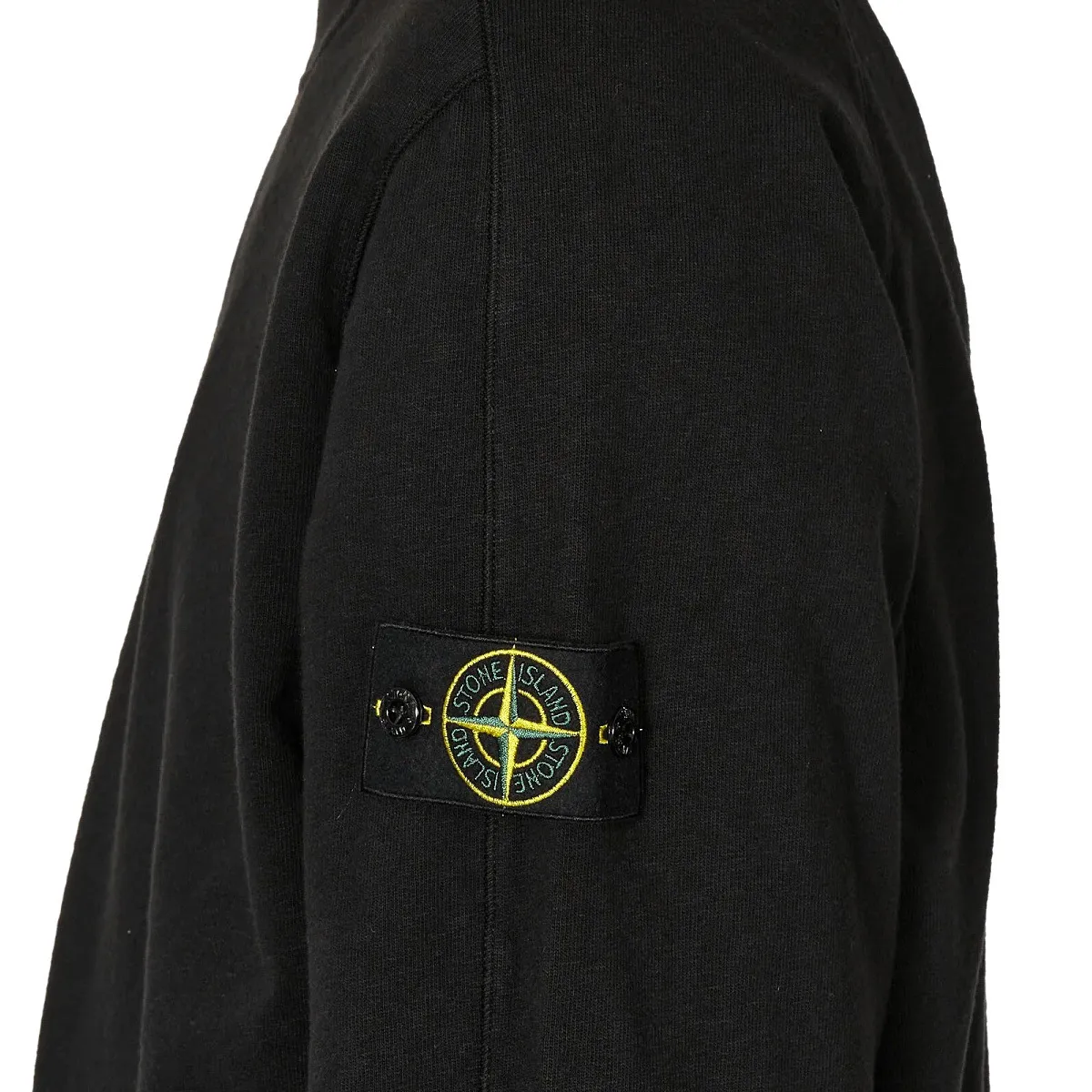 STONE ISLAND  |Crew Neck Long Sleeves Cotton Logo Sweatshirts