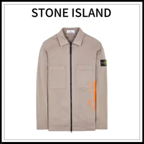 STONE ISLAND  |Long Sleeves Plain Cotton Shirts