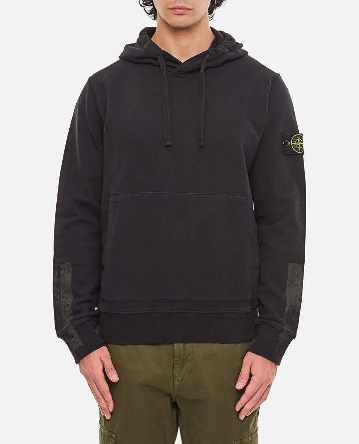 STONE ISLAND  |Long Sleeves Plain Cotton Sweatshirts