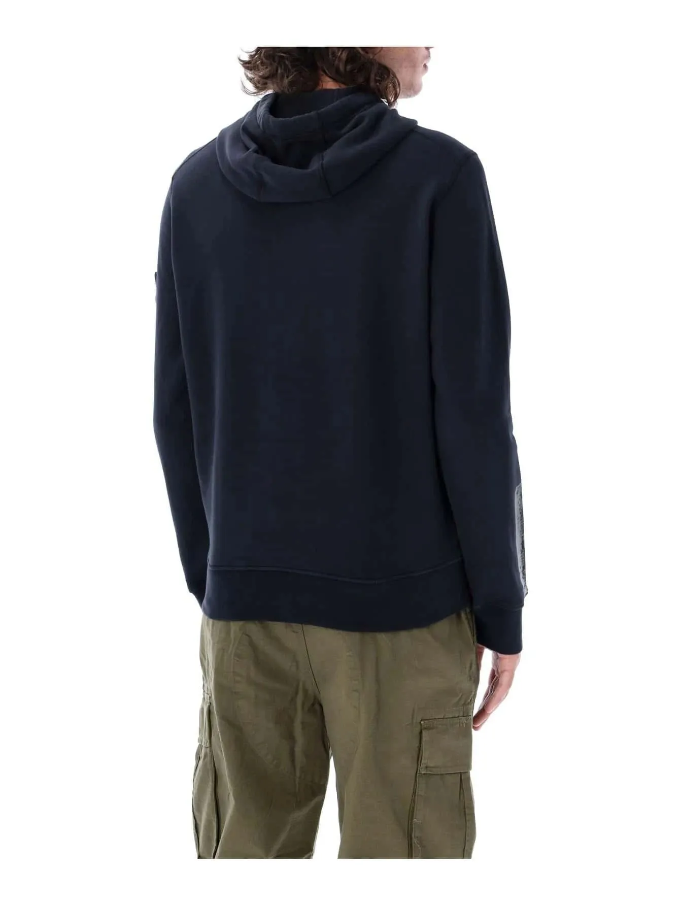 STONE ISLAND  |Long Sleeves Plain Cotton Sweatshirts