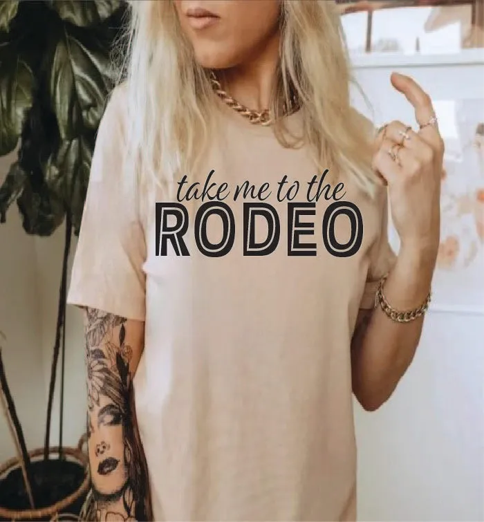 Take me to the RODEO DTF print