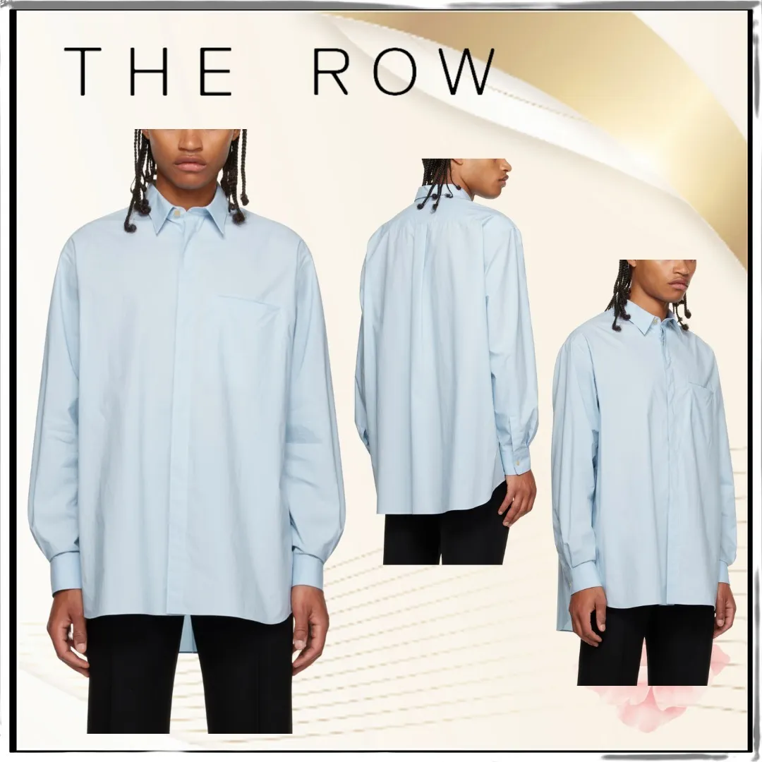 The Row  |Long Sleeves Plain Cotton Shirts