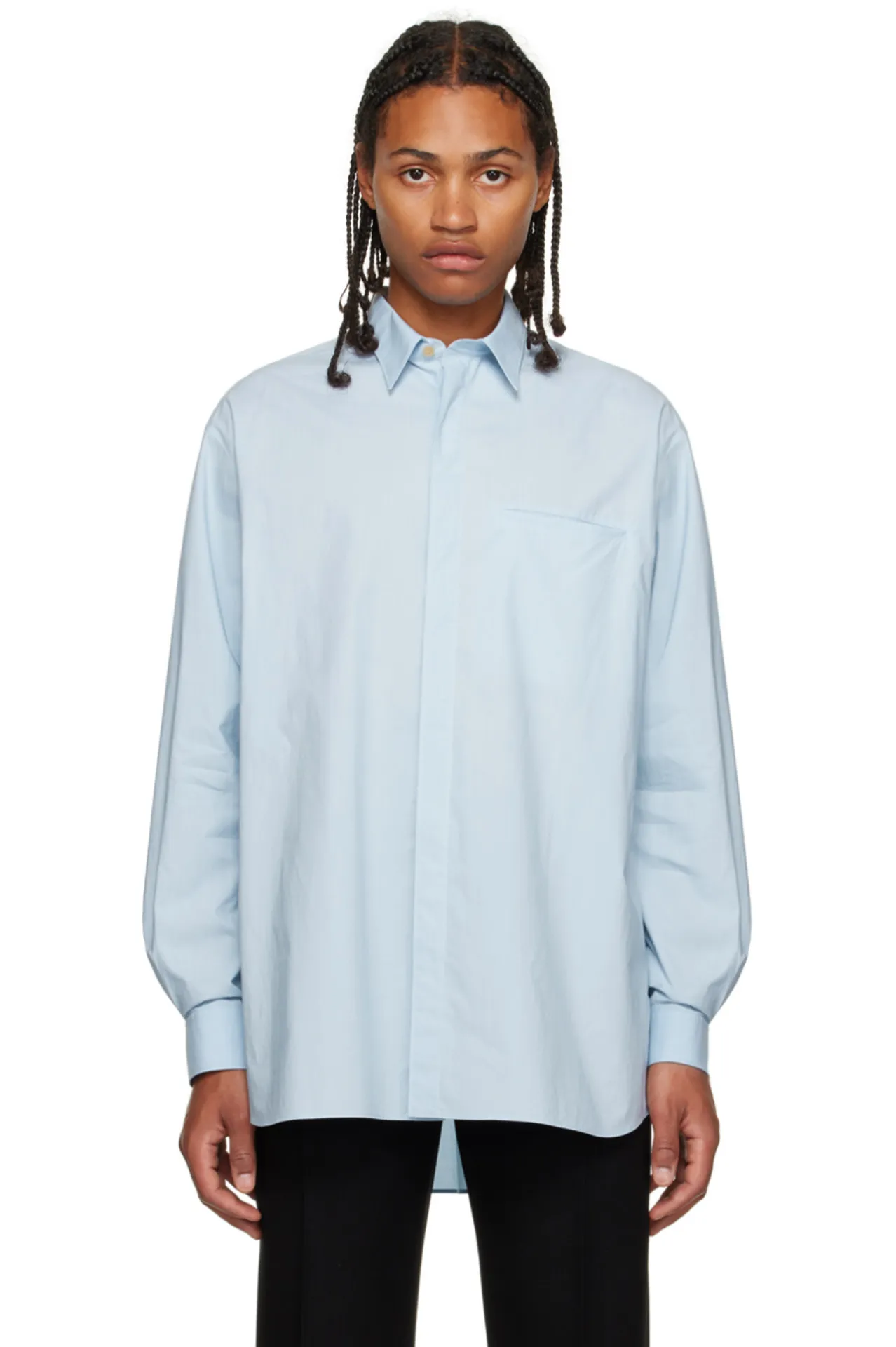 The Row  |Long Sleeves Plain Cotton Shirts