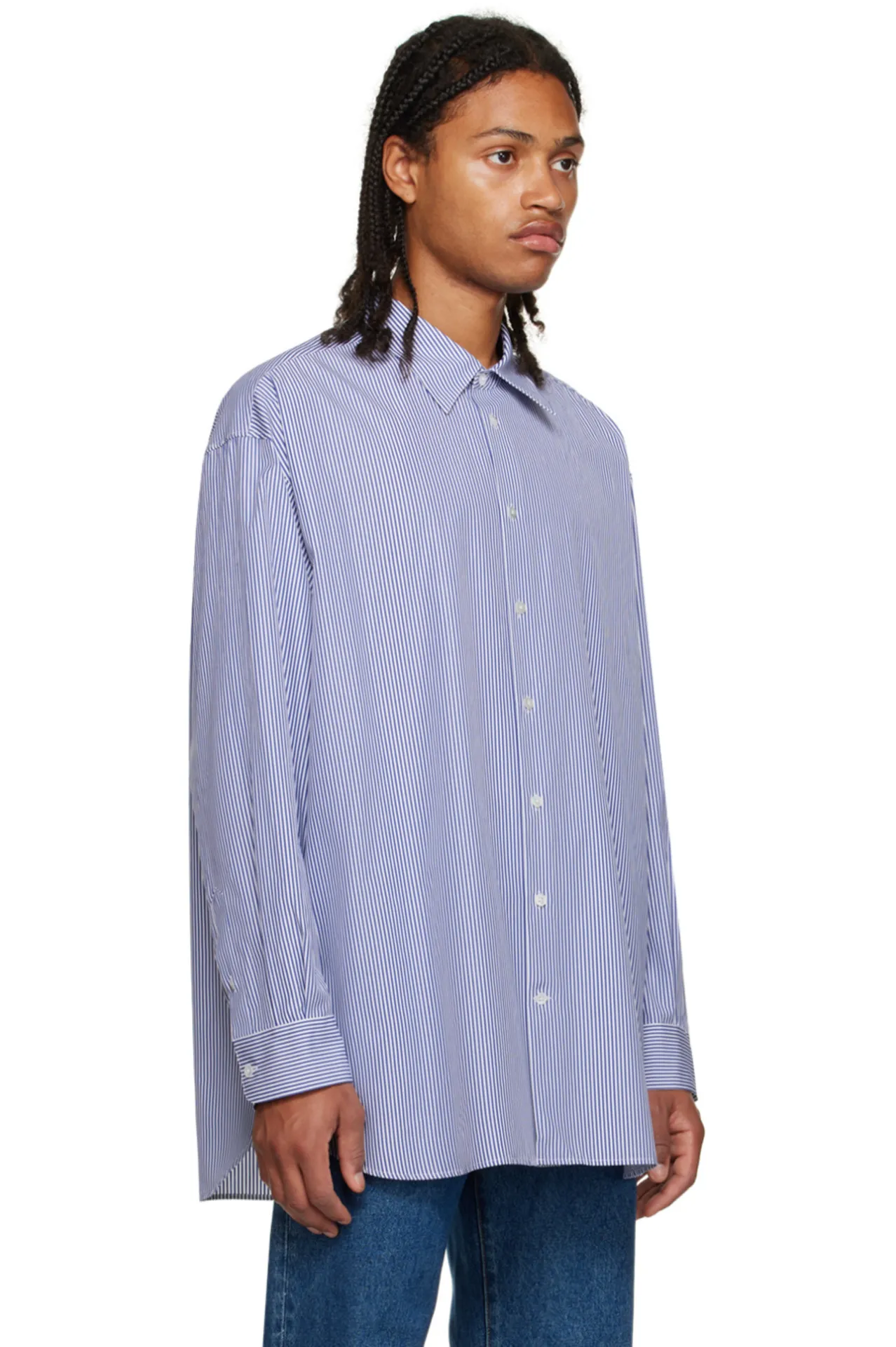 The Row  |Stripes Long Sleeves Cotton Shirts