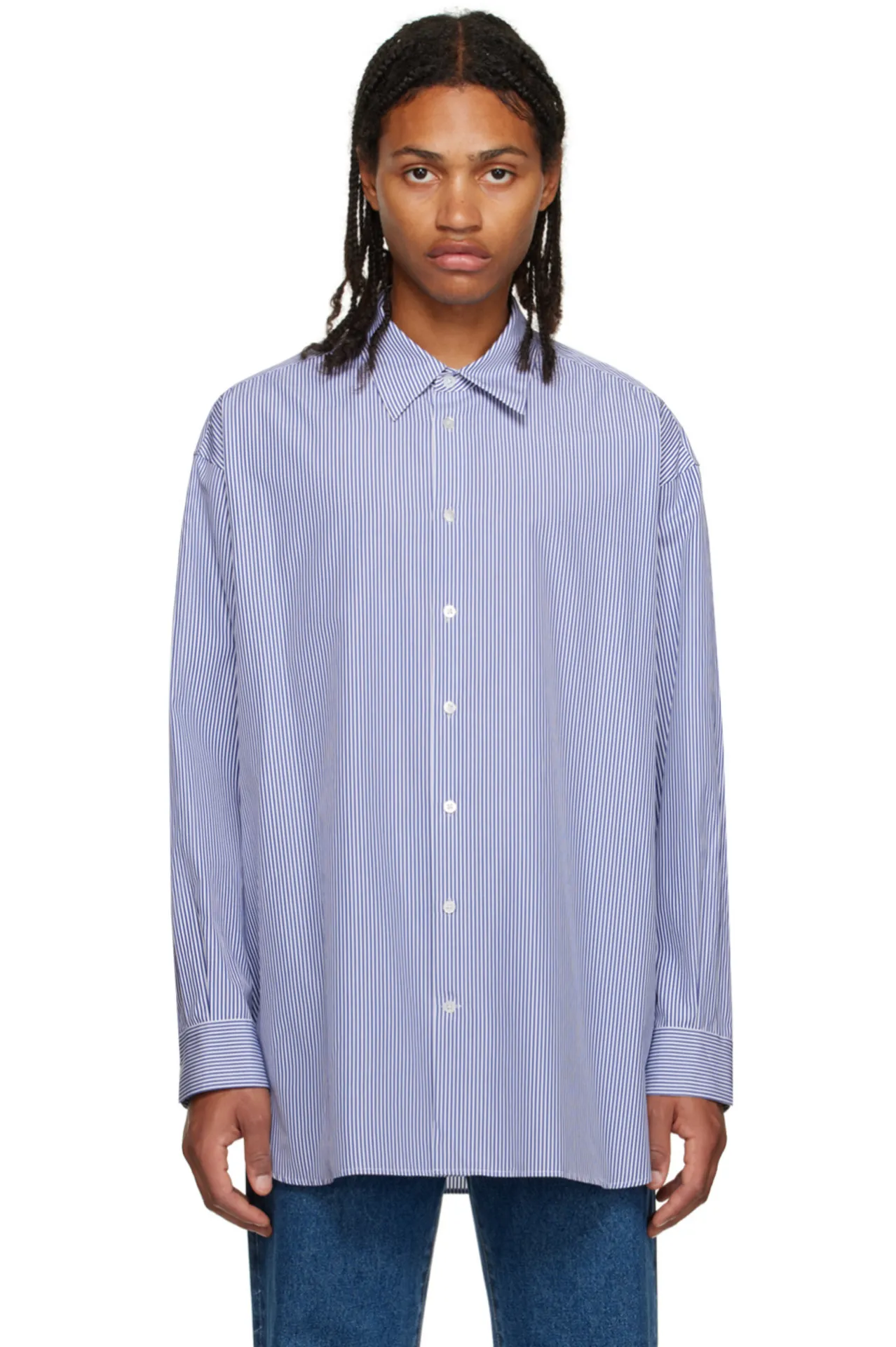 The Row  |Stripes Long Sleeves Cotton Shirts