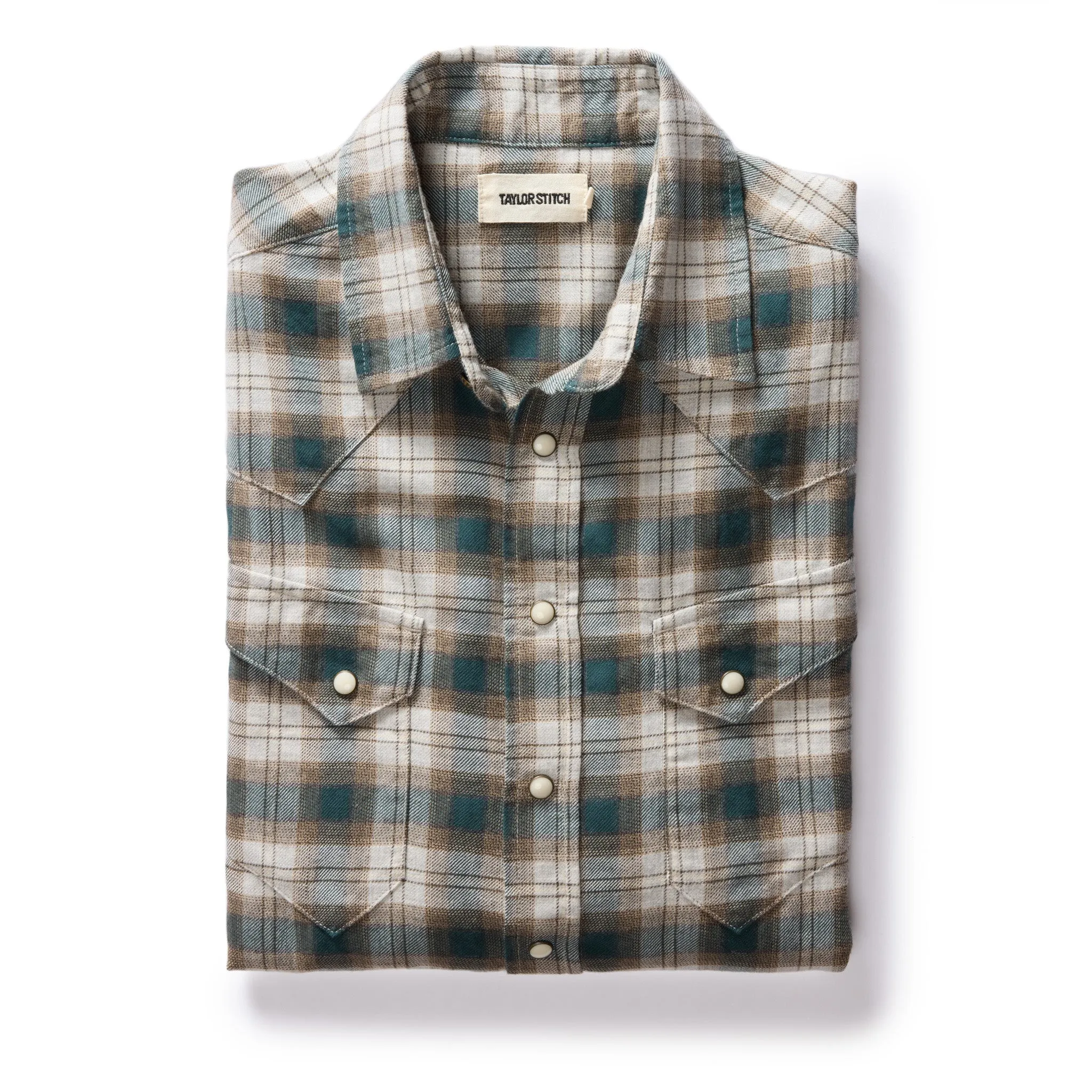 The Western Shirt in Wetland Plaid