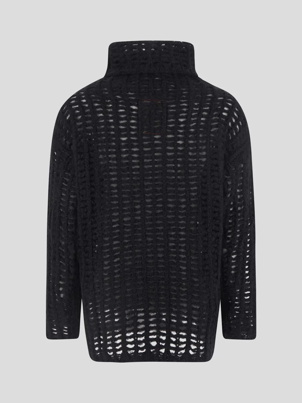 Uma Wang Open-Knit Turtleneck Jumper