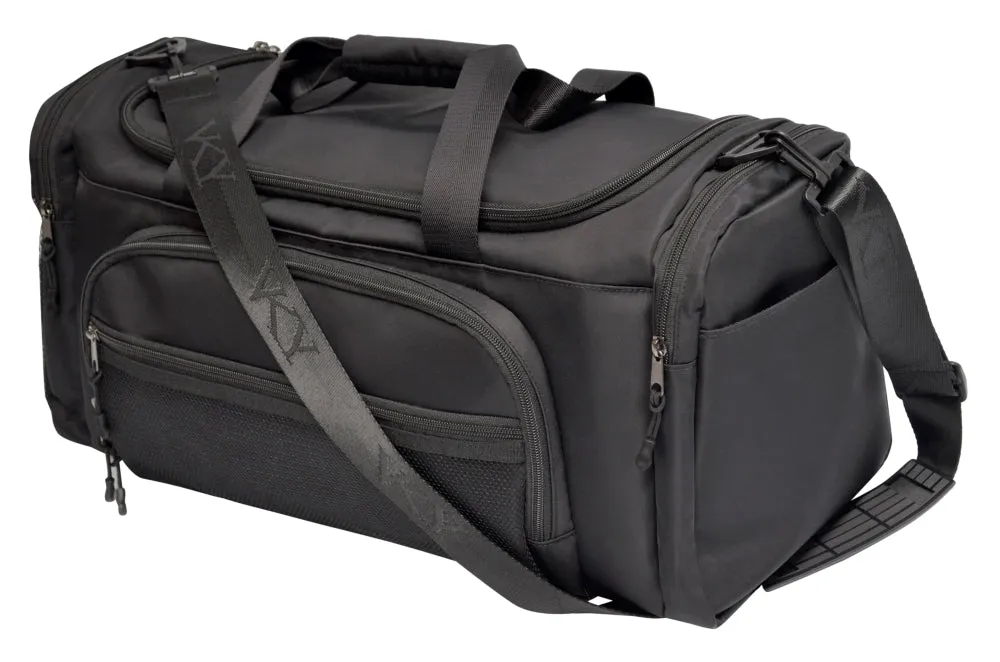 Unisex Vky Sports Gym Sport Travel Weekender Duffel Bag - Black