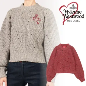 Vivienne Westwood  |Casual Style Unisex Wool Street Style Long Sleeves Plain