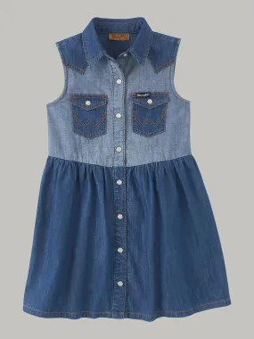 Wrangler Western Shirt Dress Girls