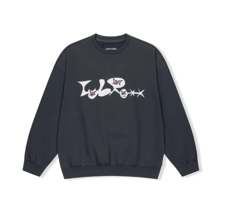 YESEYESEE  |U-Neck Long Sleeves Cotton Sweatshirts